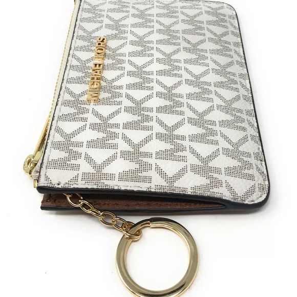 Michael Kors Jet Set Travel Small Leather Top Zip Coin Pouch With ID - Picture 4 of 16